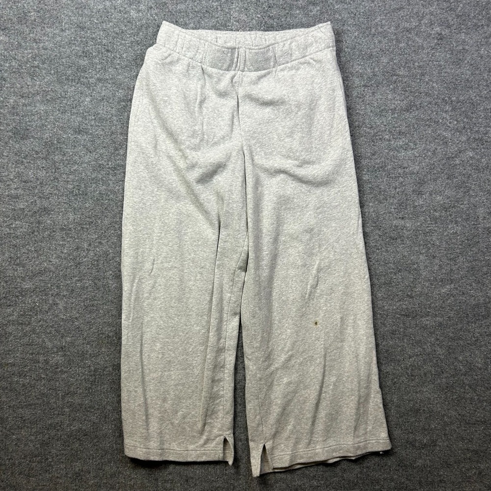 Grayson Threads Sweatpants Women's Gray Fleece Wide Leg Loungewear - Large